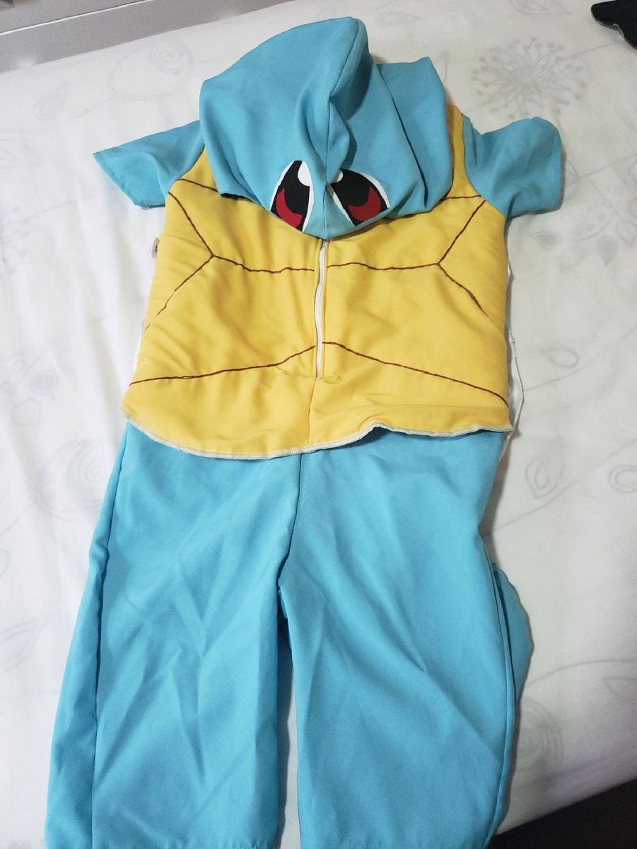 Poemon Fantasia Squirtle Roupa Infantil Para Menino Pokemon Usado Enjoei