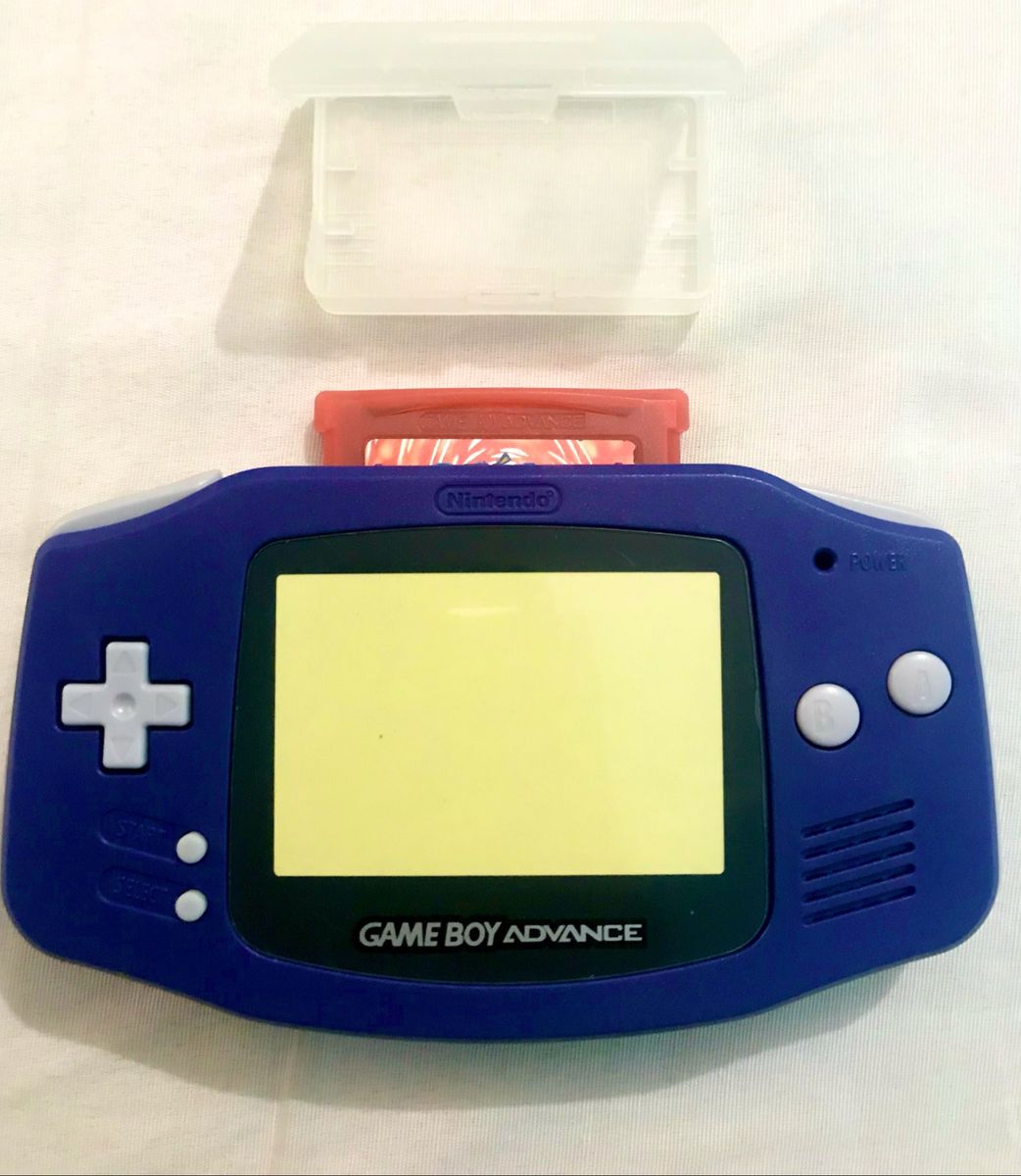 Pokemon Fire Red Original + Gameboy Advance Roxo Carcaça | Jogo de ...