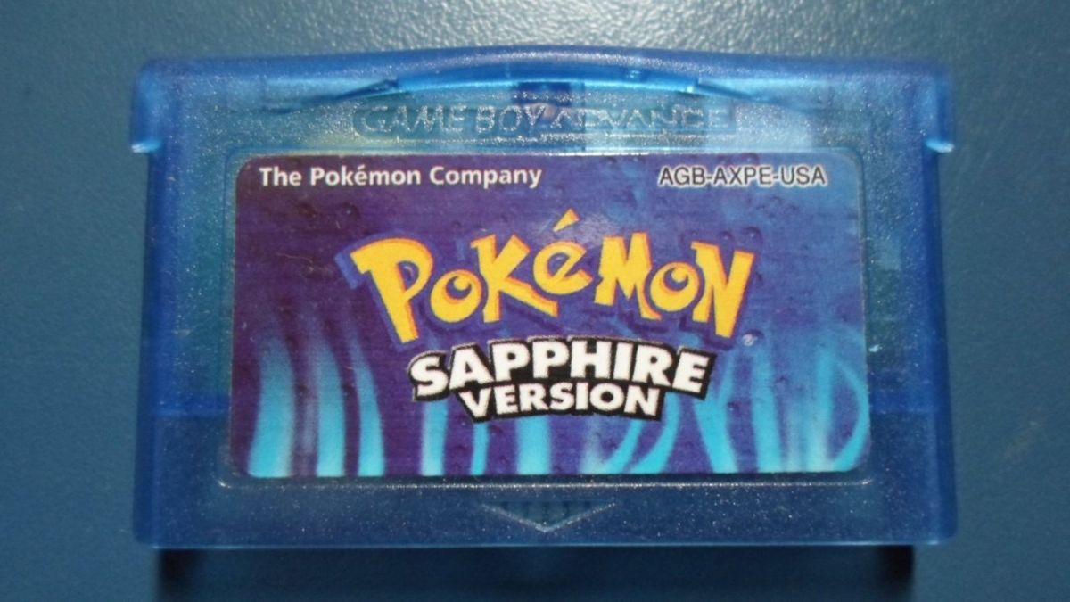 Pokémon Sapphire - Safira - Game Boy Advanced | Jogo de Videogame ...