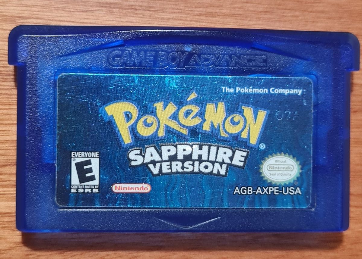 Pokemon Sapphire Version Game Boy Advance Jogo De Videogame Nitendo Usado Enjoei