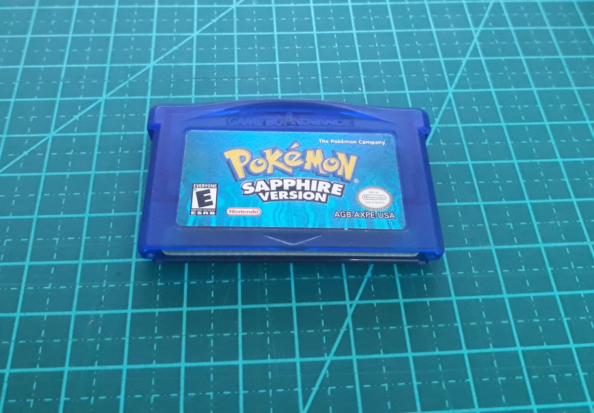 Pokemon Sapphire Version Gba Original Usado Jogo De Videogame Nintendo Usado Enjoei