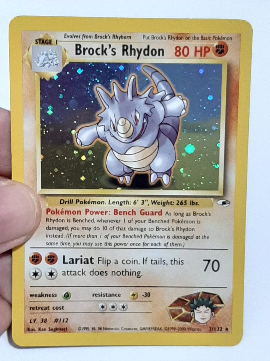 【PSA10】タケシのサイドン Brock’s Rhydon Pokemon Tcg - Brock´s Rhydon | Produto Vintage e Retro Wizards Of