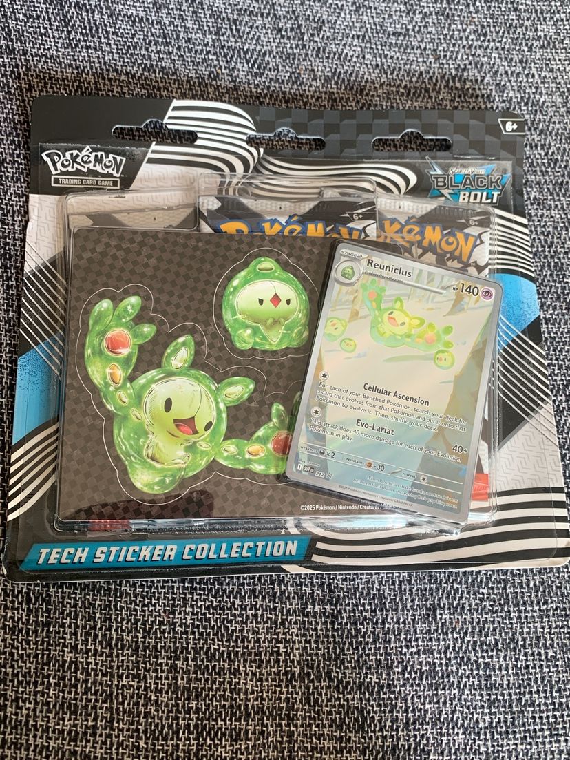 Pokemon Tech Sticker Collection Reuniclus | Jogo de Tabuleiro Pokemon ...