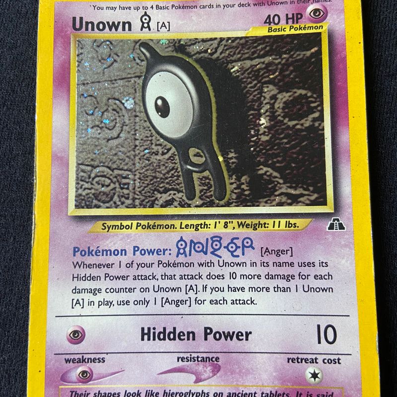 Unown A - Neo Discovery Unlimited - Pokemon