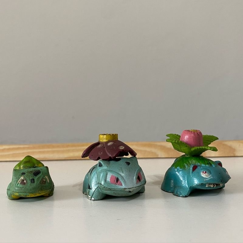 Pokémon Conjunto de Evoluções Bulbasaur, Ivysaur e Venusaur - Pirlimpimpim  Brinquedos