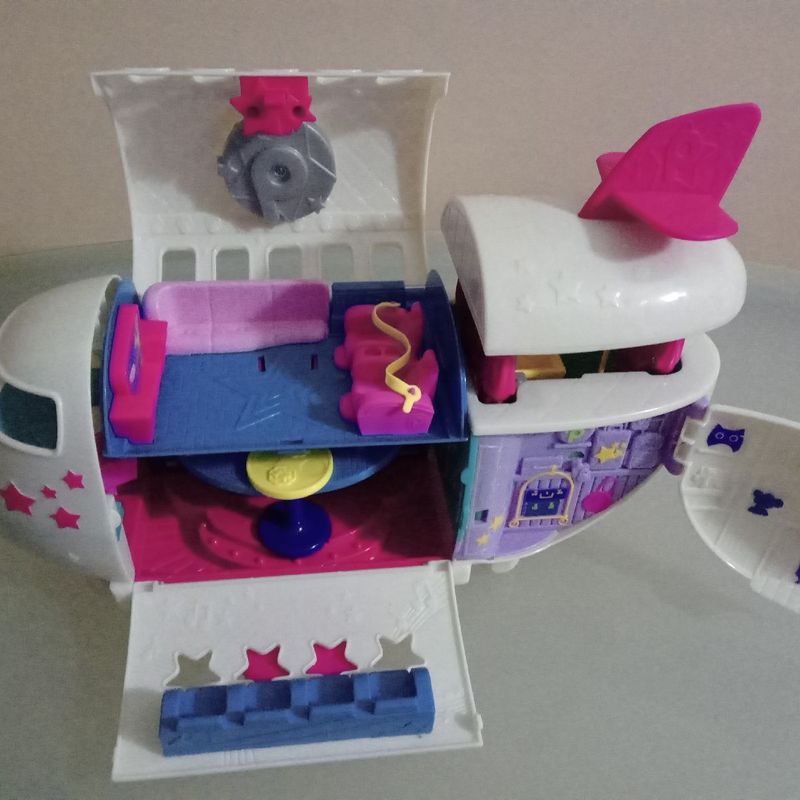 Polly Jatinho Fabuloso, Avião Luxo Brinquedo Polly Pocket Usado