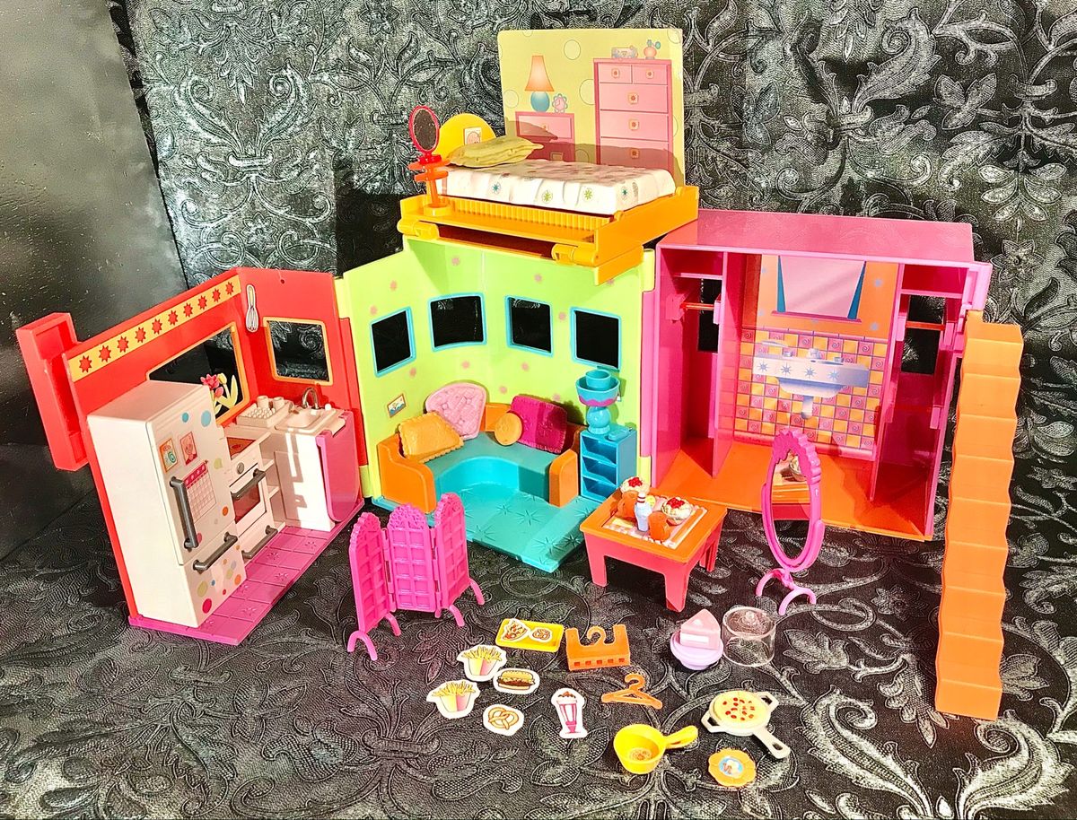 Polly Pocket 2002 Sparkle House Produto Vintage e Retro Polly Pocket
