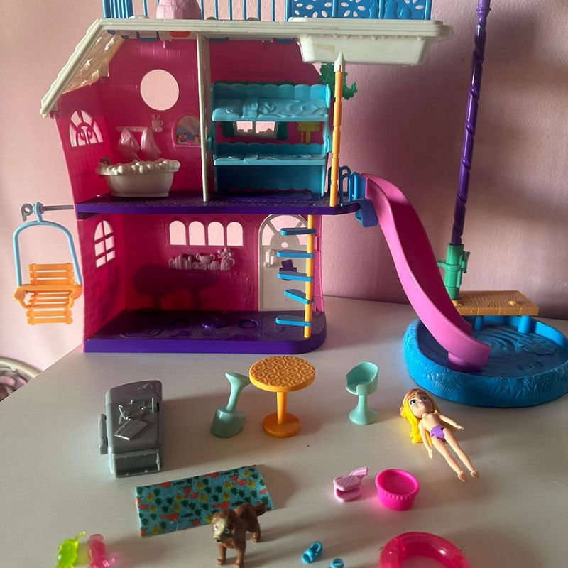 Casinha Polly Pocket Lago Juguete MuÃ±eca Polly Pocket Casa Del