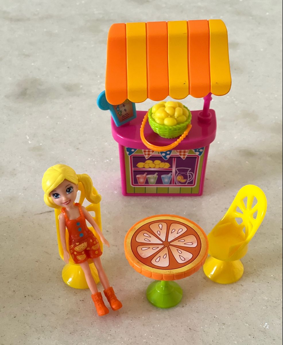 Polly Pocket Limonada Divertida Brinquedo Polly Pocket Usado 84775796 enjoei