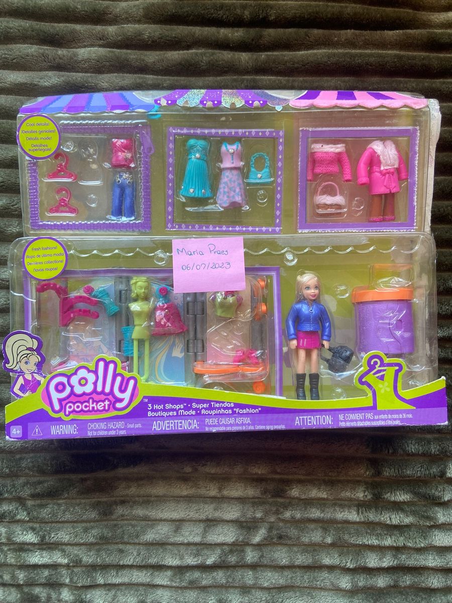 Polly Pocket Loja Boutique de Roupas Brinquedo Polly Pocket Usado  90593180 enjoei