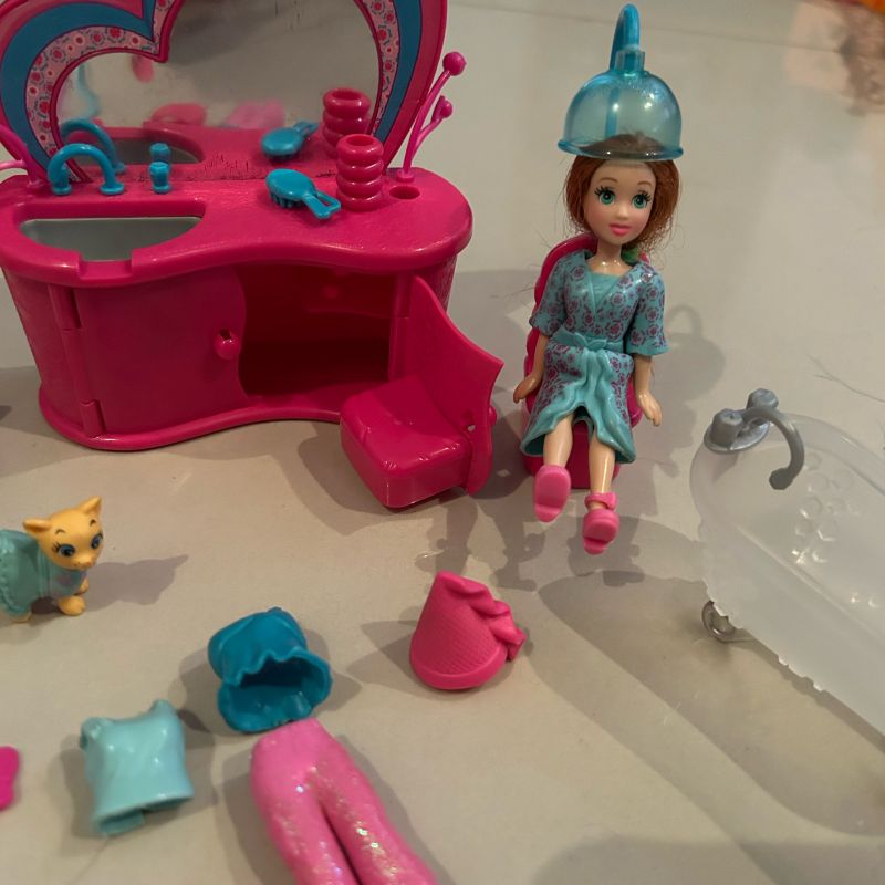 Polly pocket sparklin pets dress up online