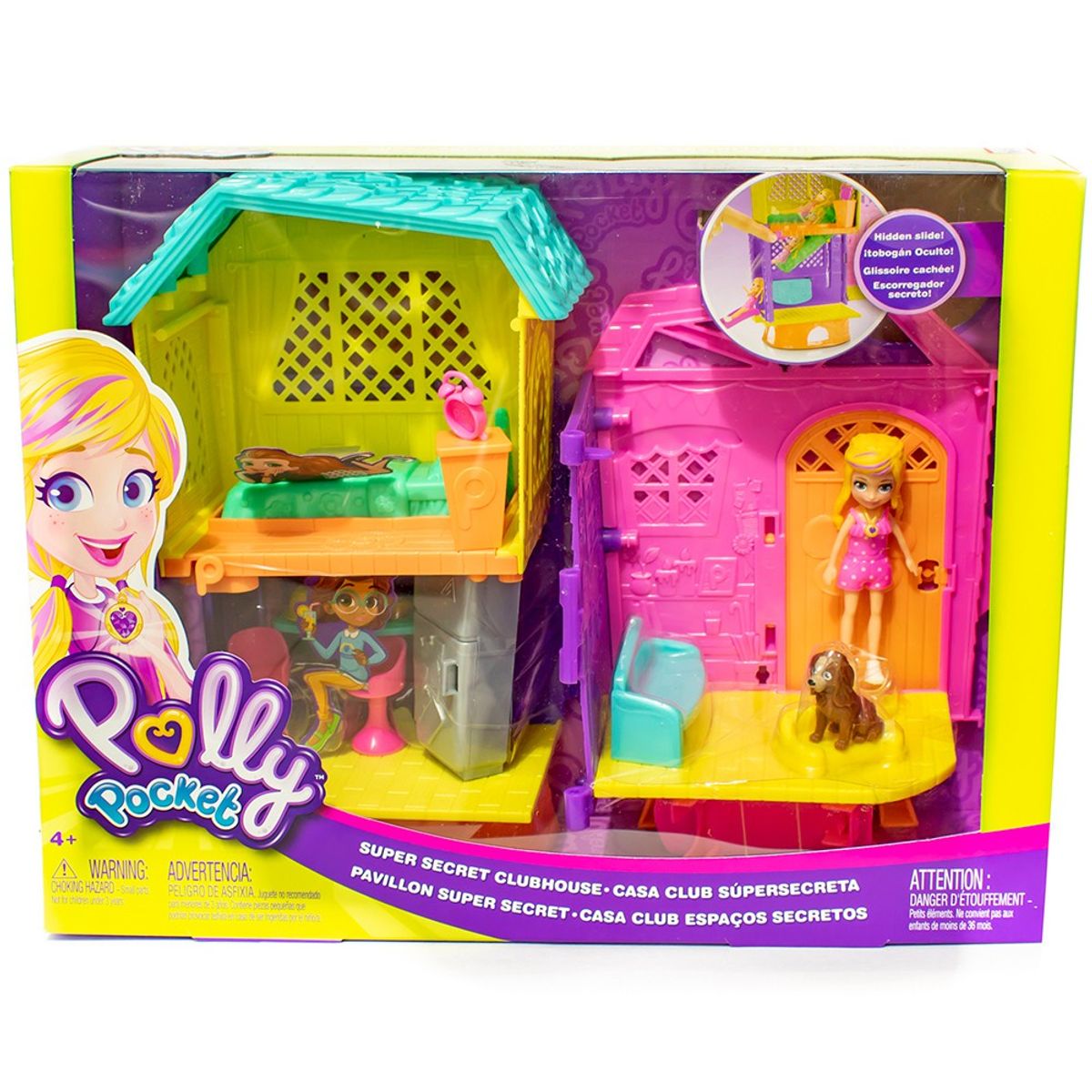 Playset Polly Pocket Club House - Espaços Secretos Mattel