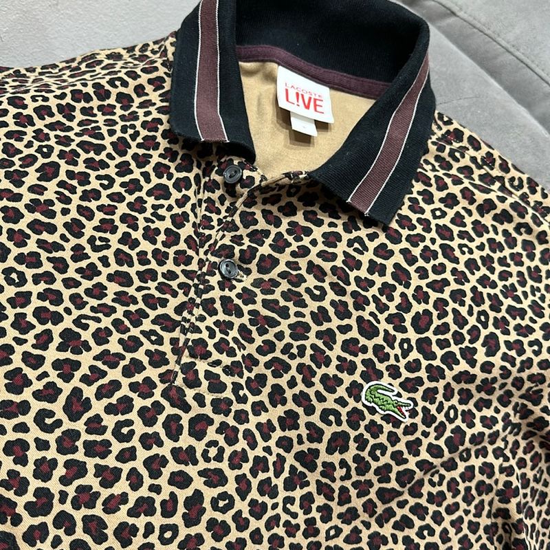 Polo Animal Print Lacoste Live Tam P Unissex | Lacoste Usado