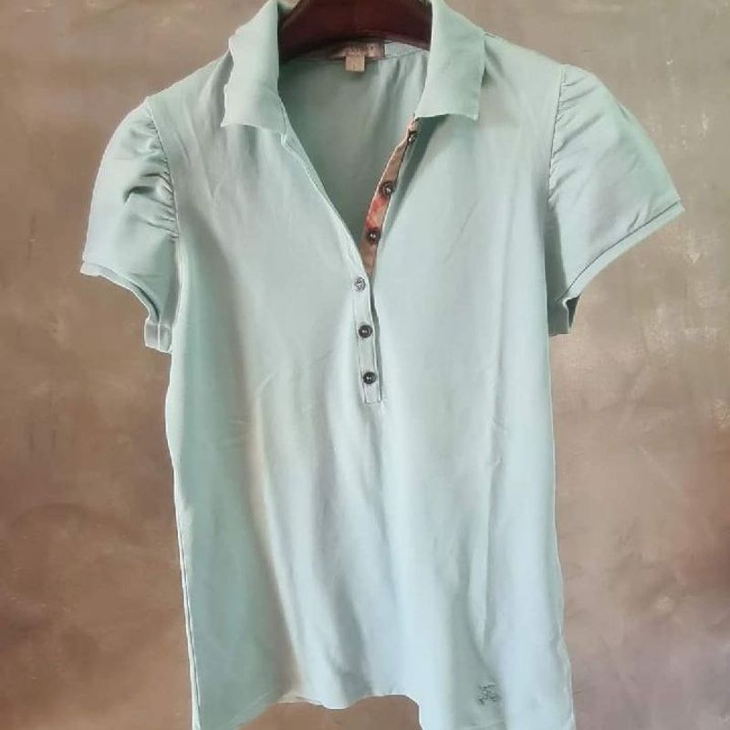 Burberry polo feminina best sale