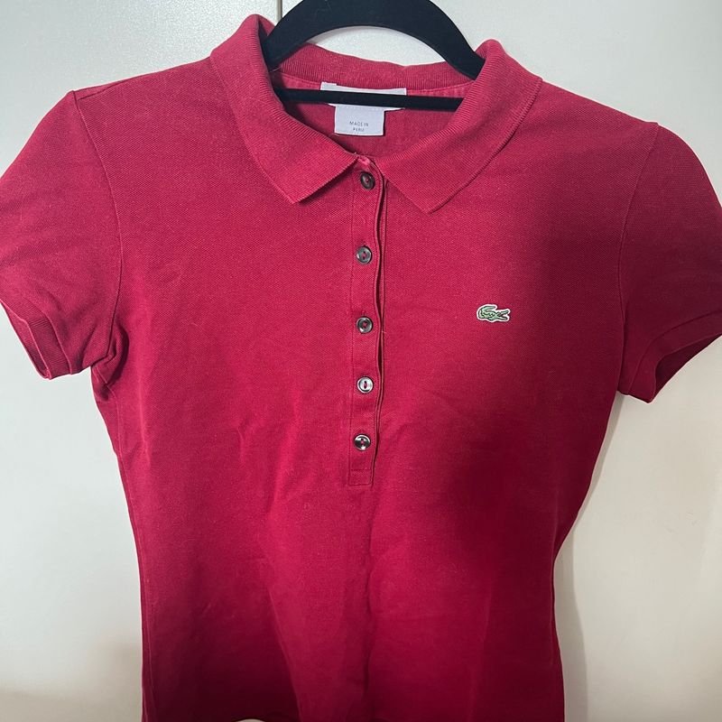 Camisa lacoste best sale original feminina