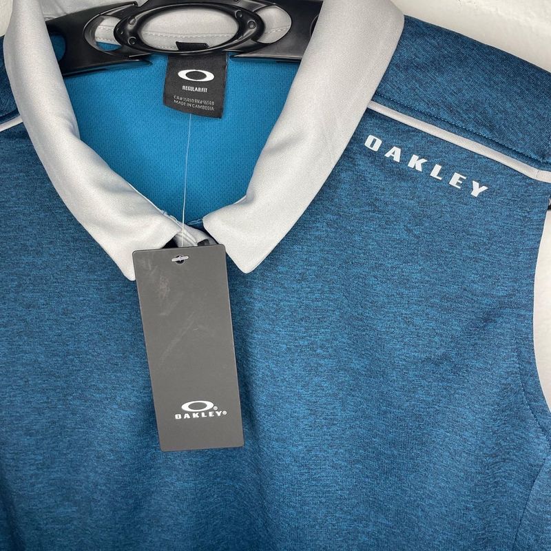Camiseta Oakley Azul, Camiseta Feminina Oakley Usado 76612805, enjoei