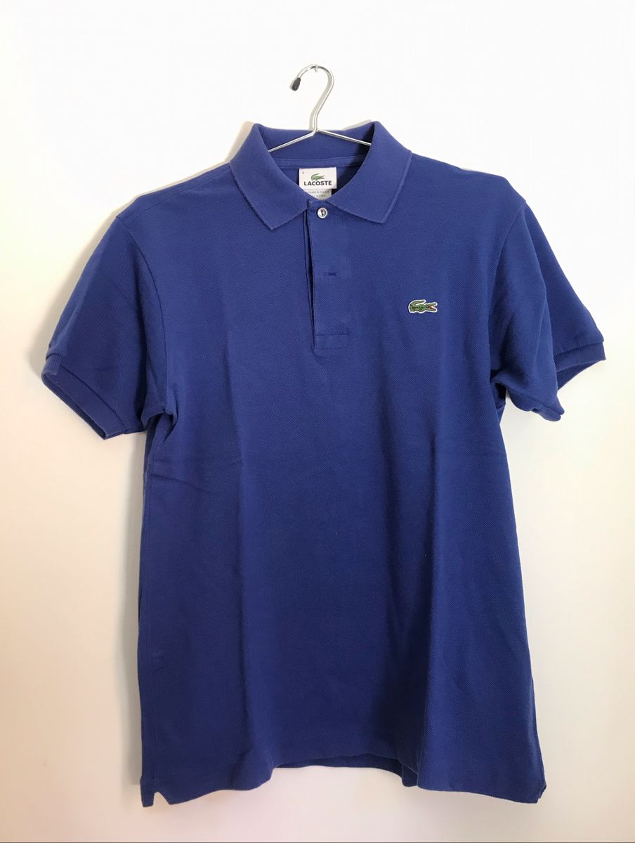 Polo Lacoste Azul Royal Tam P Usada Camisa Masculina Lacoste Usado Enjoei