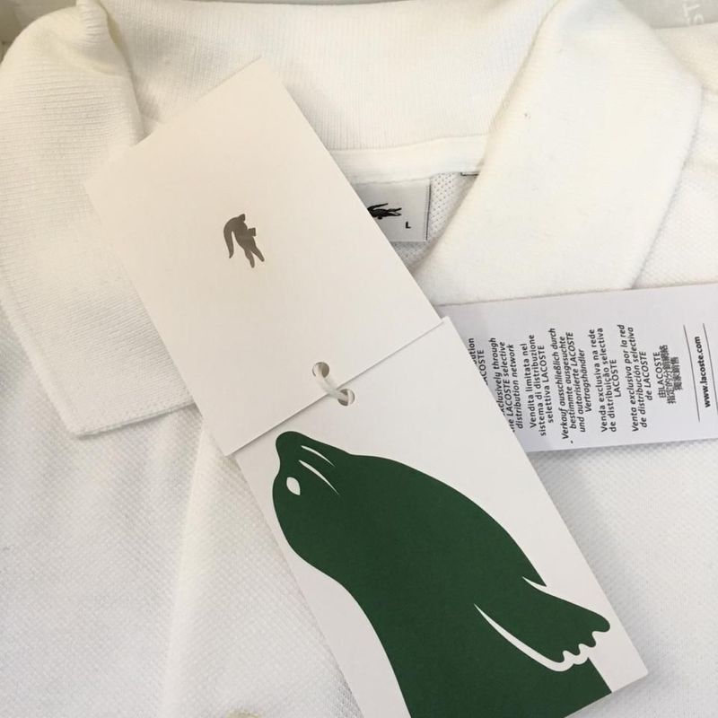 Polo Lacoste Save Our Species Camisa Masculina Lacoste Nunca