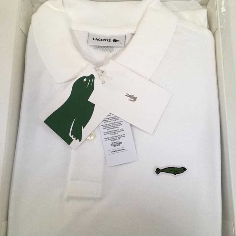 Polo lacoste save outlet our species prix