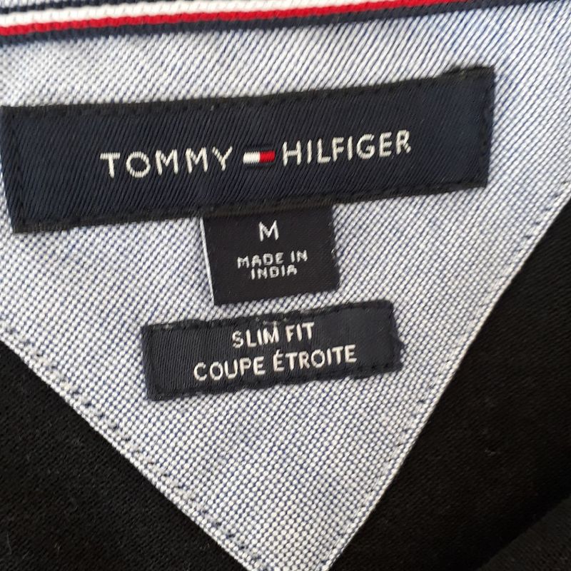 TOMMY HILFIGER CAMISA PIGMENT DYE SLIM FIT Tamanho M