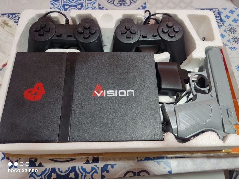 Polystation 2 Completo Funcionando | Console de Videogame Polystation ...