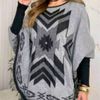 poncho casaco feminino lã tricô - suéters & cardigans indiano!