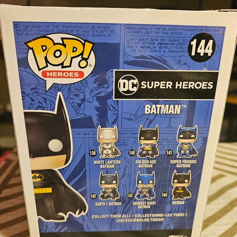 POP! BATMAN (Special Edition) 144 バットマン Funko Pop! Batman (144) Dc Super Heroes | MercadoLivre
