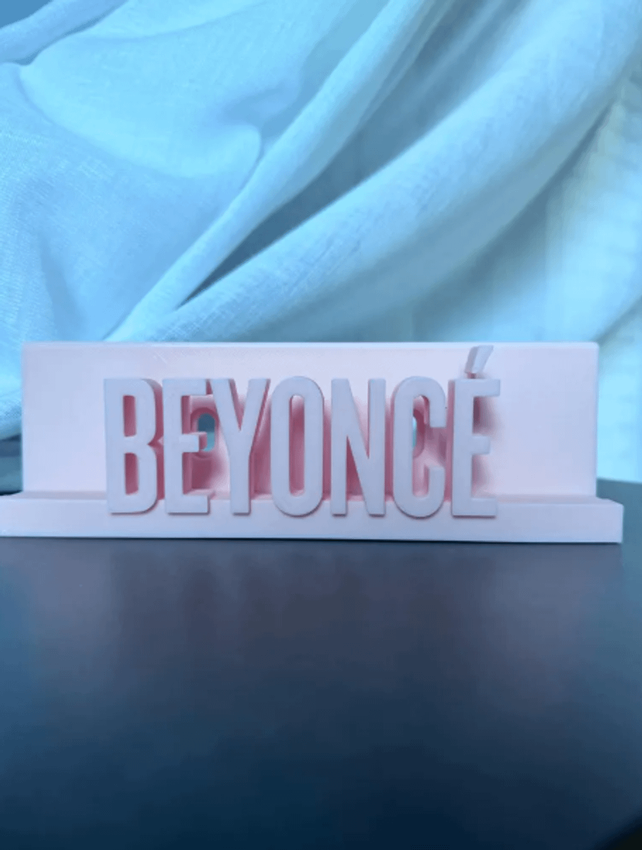 Porta Cd Stand para Mesa Parede Beyoncé em 3d Album | Item de Música ...