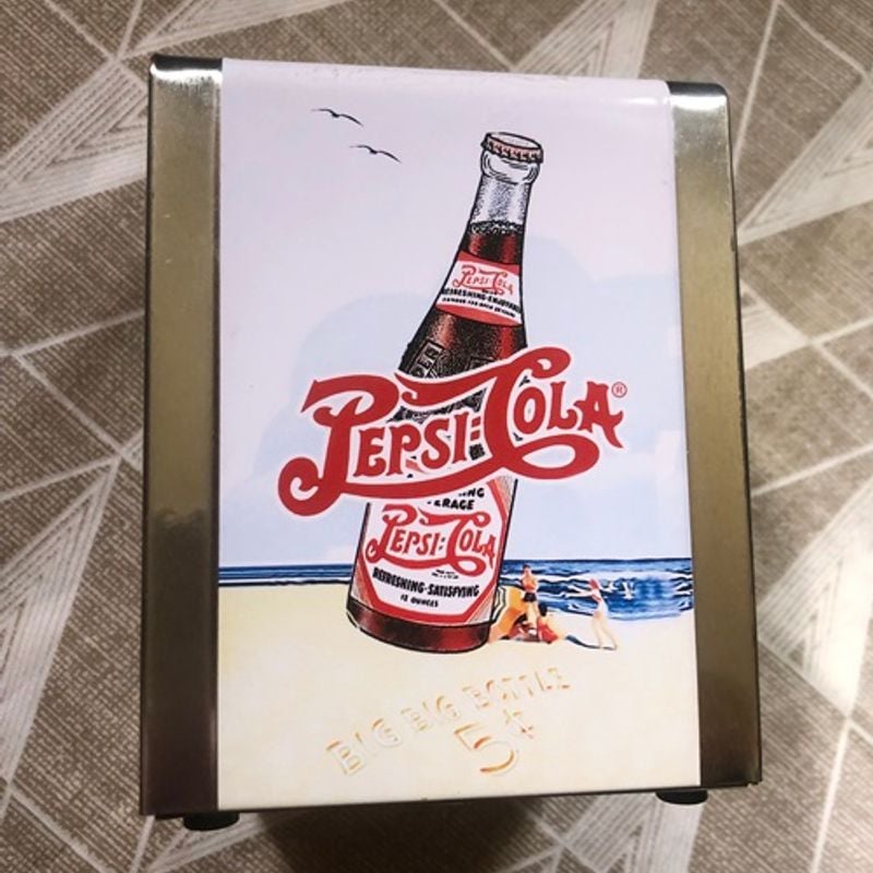 Porta Guardanapos Retrô Pepsi-Cola em Metal | Pepsi-Cola Nunca