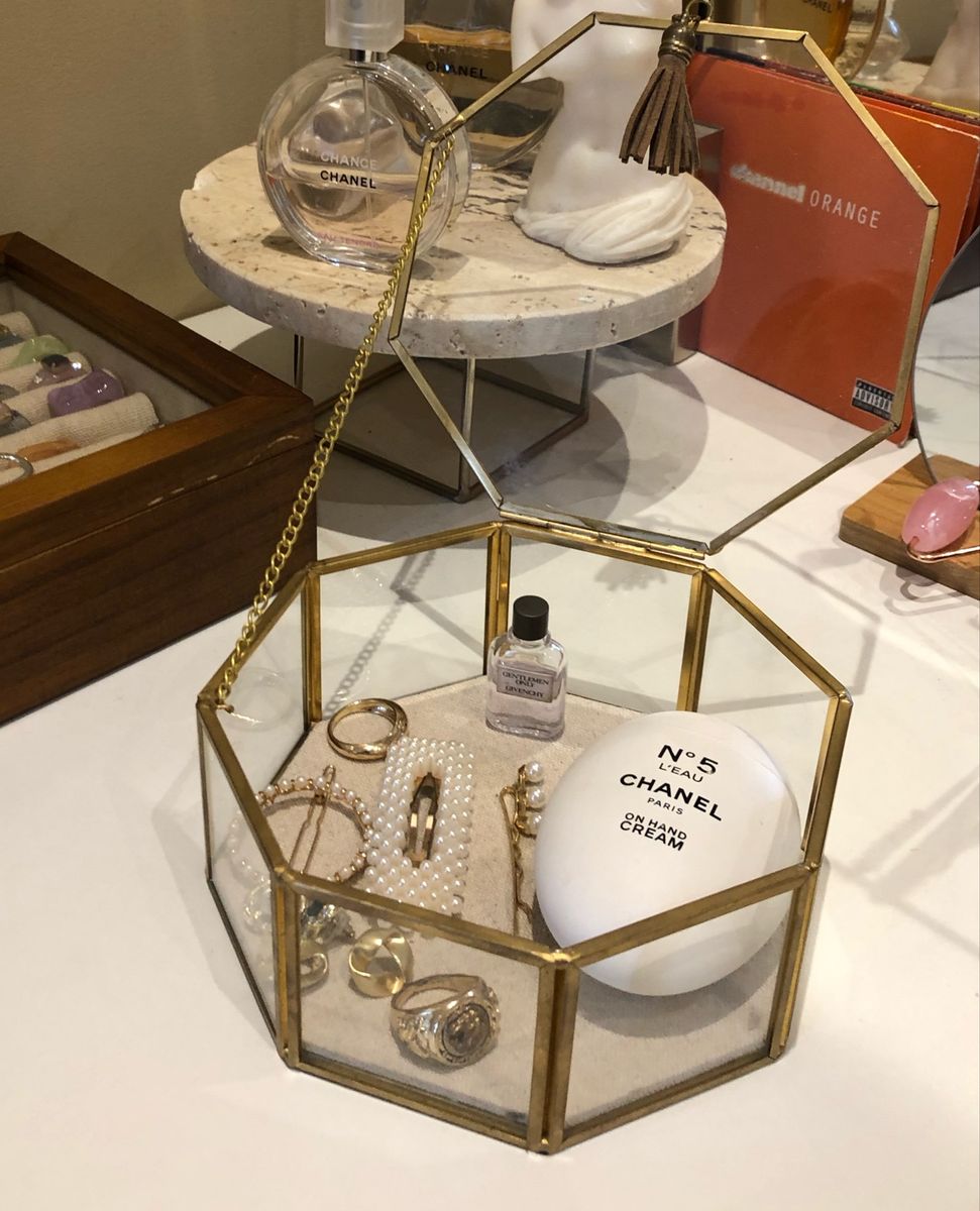 Porta Joias Vidro Zara Home Jóia Feminina Zara Usado 77160583 enjoei