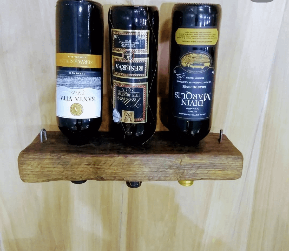 Porta Vinho Rústico | Item de Decoração Avila Rústico Urbano Nunca ...