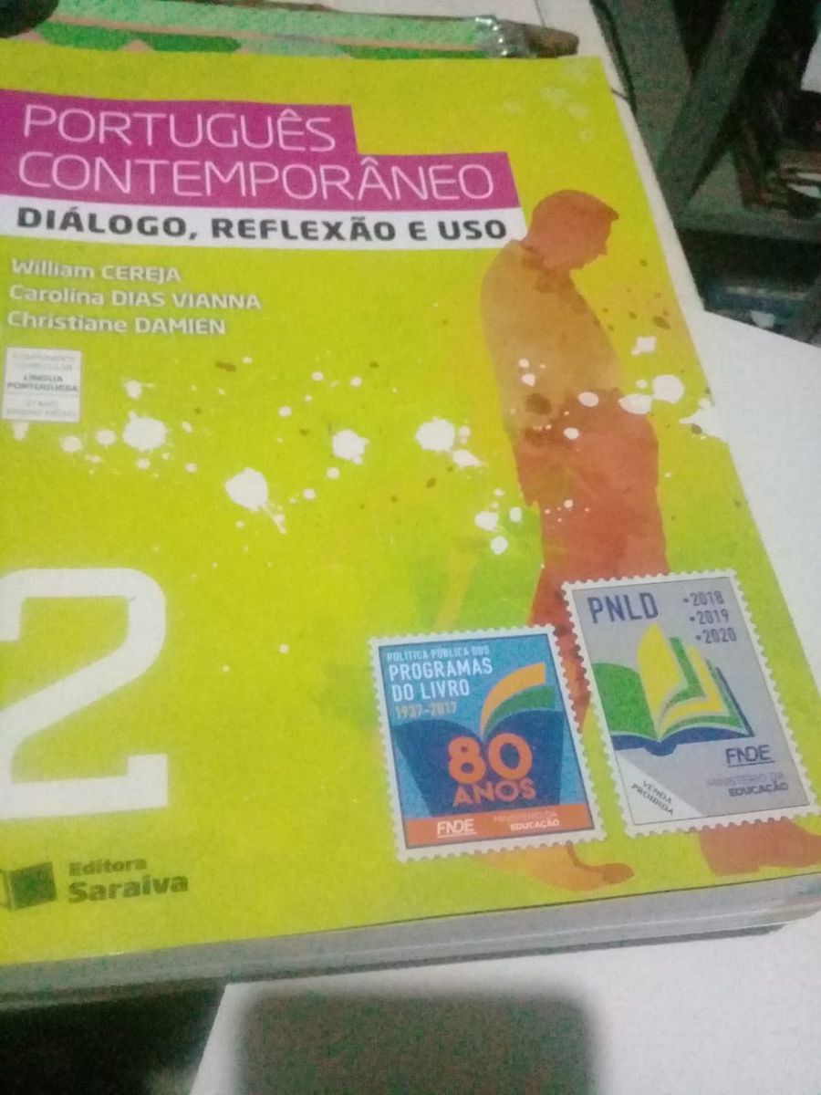Português Contemporâneo Diálogo , Reflexão e Uso Livro Editora Saraiva Usado 67263086 enjoei