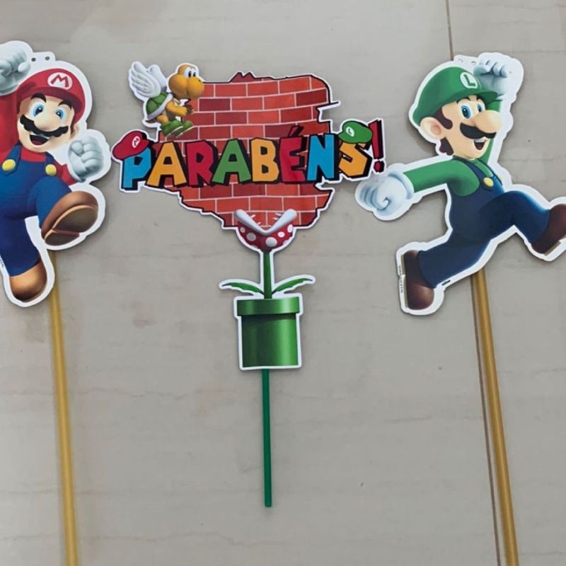 Toalha Super Mario Yoshi Personalizada com Nome