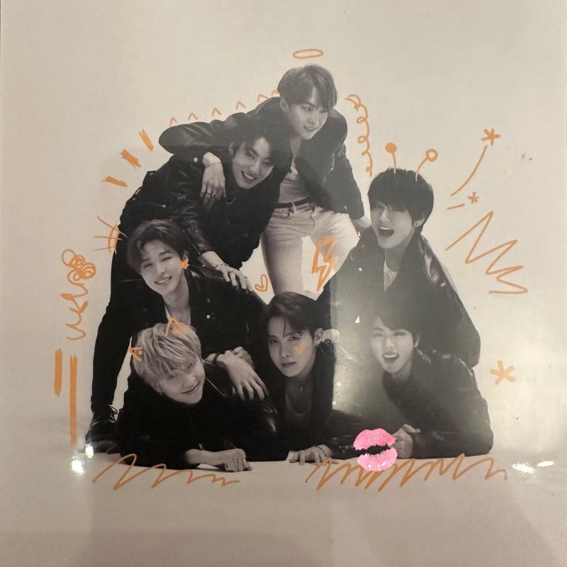 Postcard e Moldura Pob Map Of The Soul 7 Ot7 Bts | Weverse Nunca