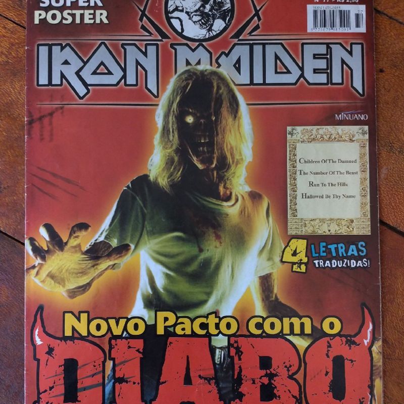 Poster Antigo Iron Maiden - Edição Especial Oversized | Produto