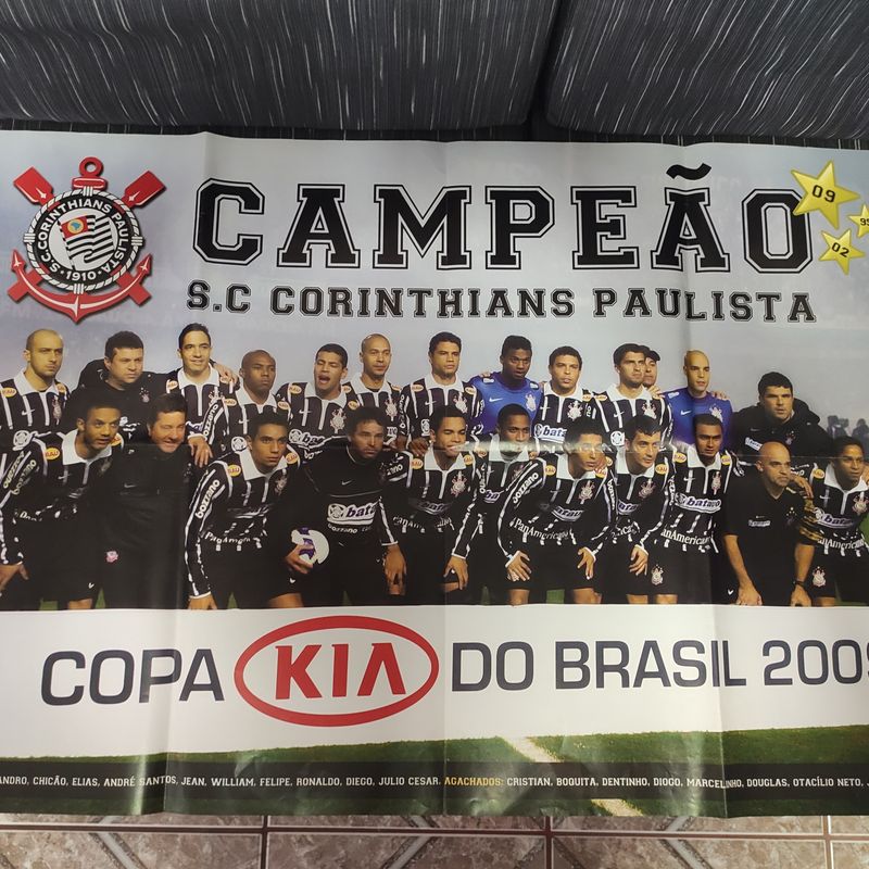 Pôster Corinthians Copa do Brasil 2009 - Ronaldo