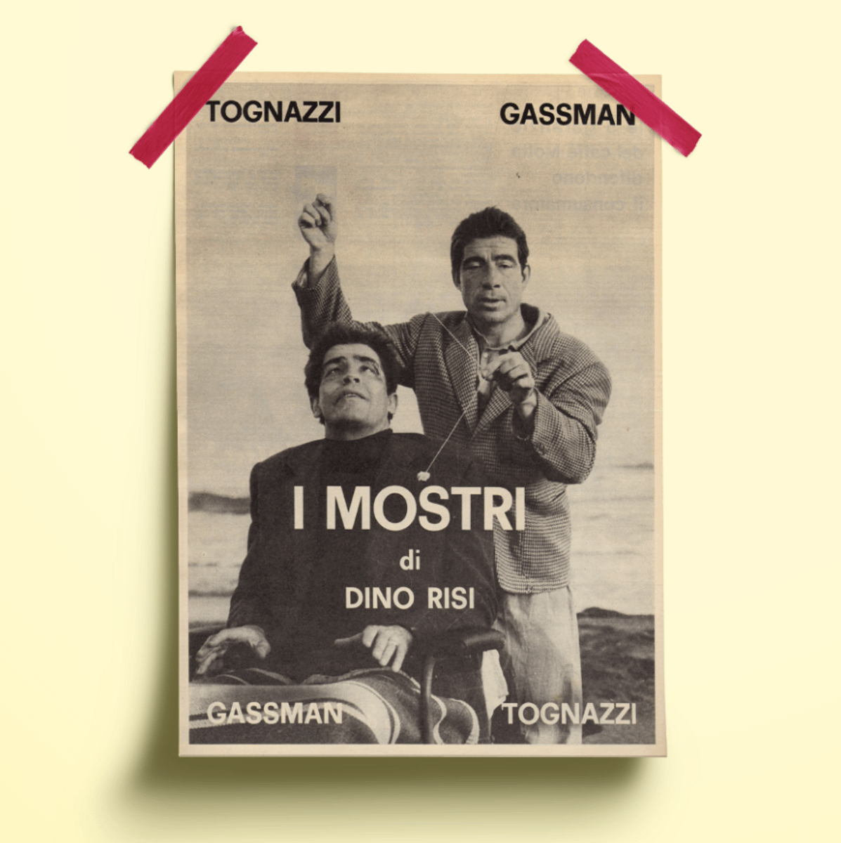 I Mostri Dino Risi Film Completo Pôster Decorativo | I Mostri Di Dino Risi | Vintage Movie | Item de