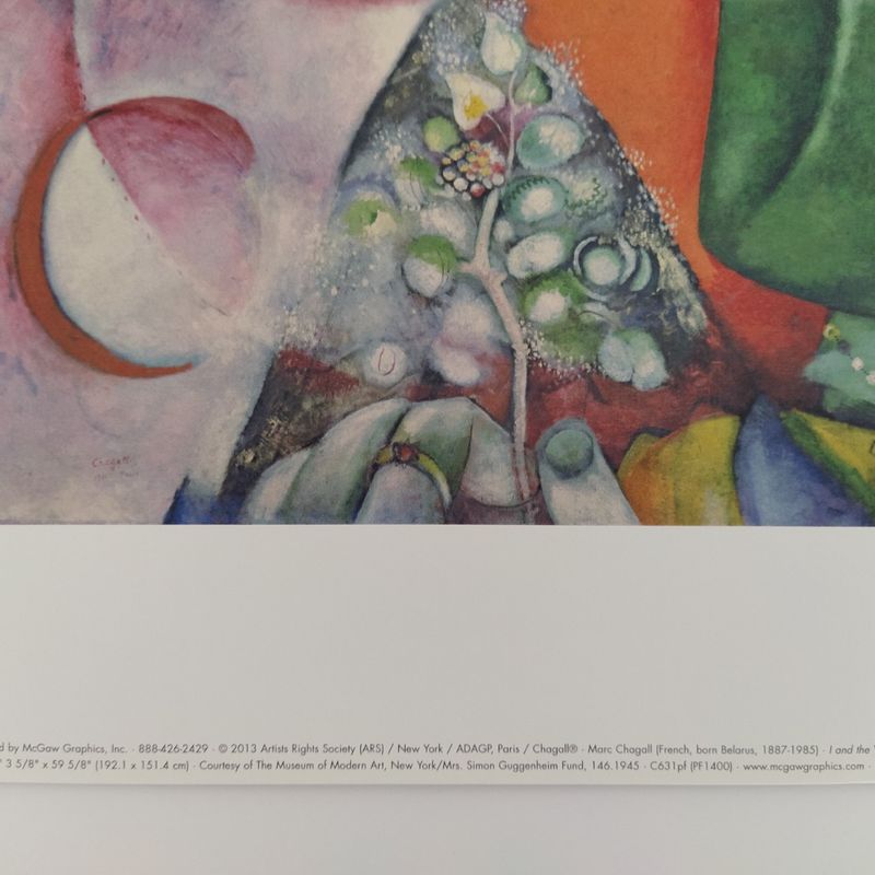 Poster Eu e a Aldeia, de Marc Chagall | Mcgaw Graphics Usado