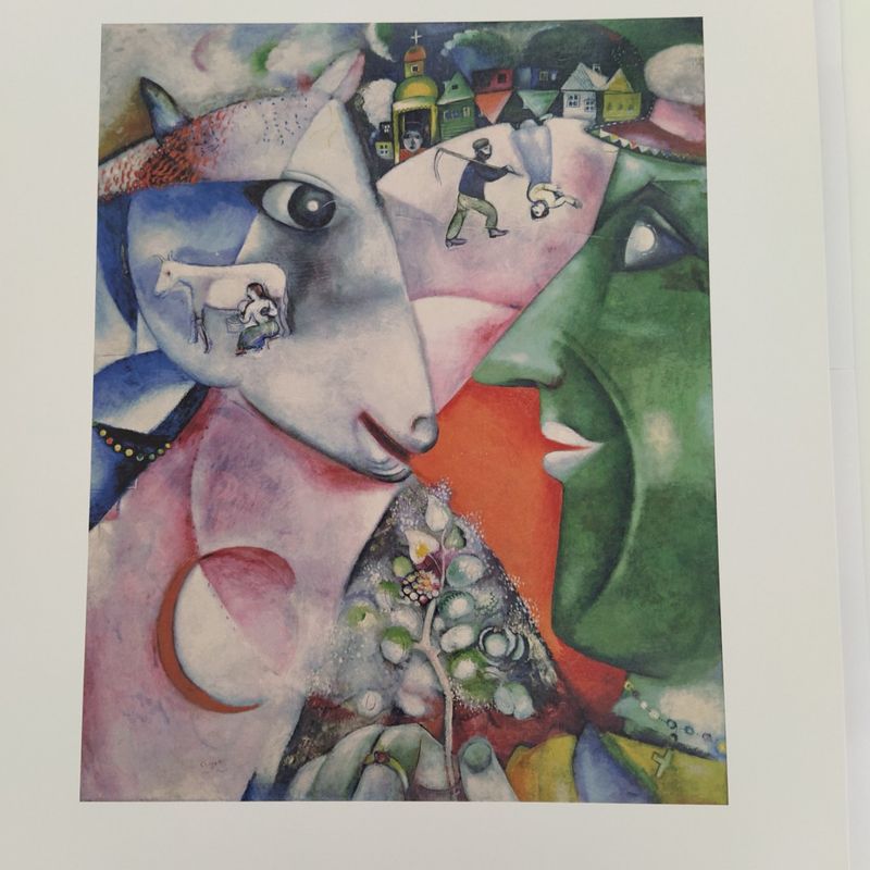【中古】Marc Chagall ポスター Poster Eu e a Aldeia, de Marc Chagall | Mcgaw Graphics Usado