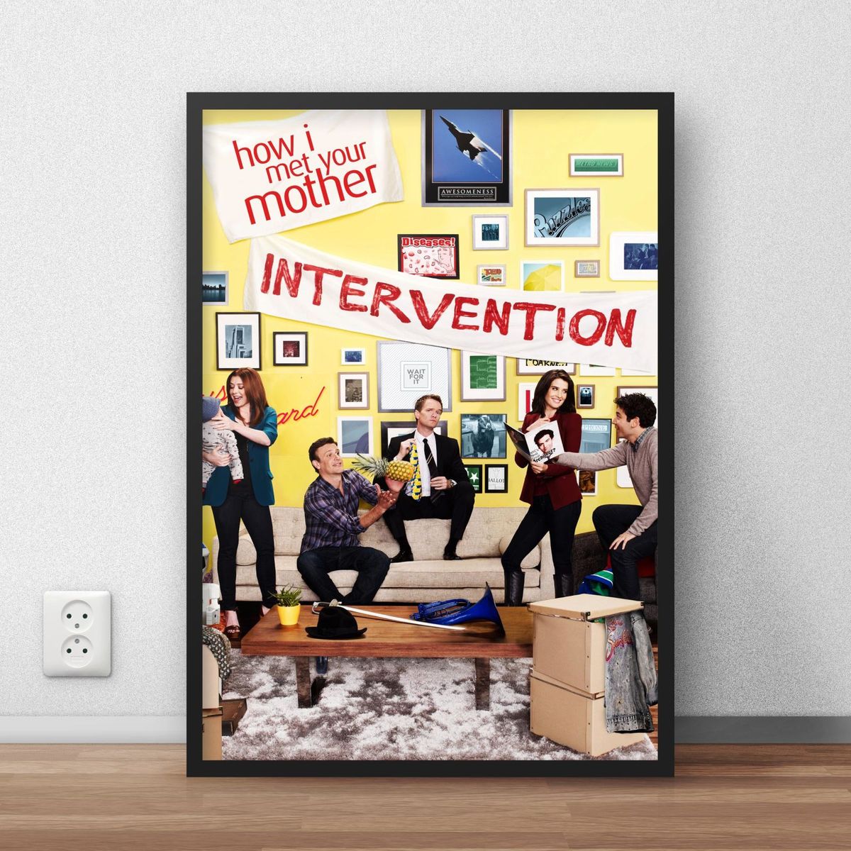 Pôster "how I Met Your Mother Intervention" Item de Decoração The Cool Poster Shop Nunca