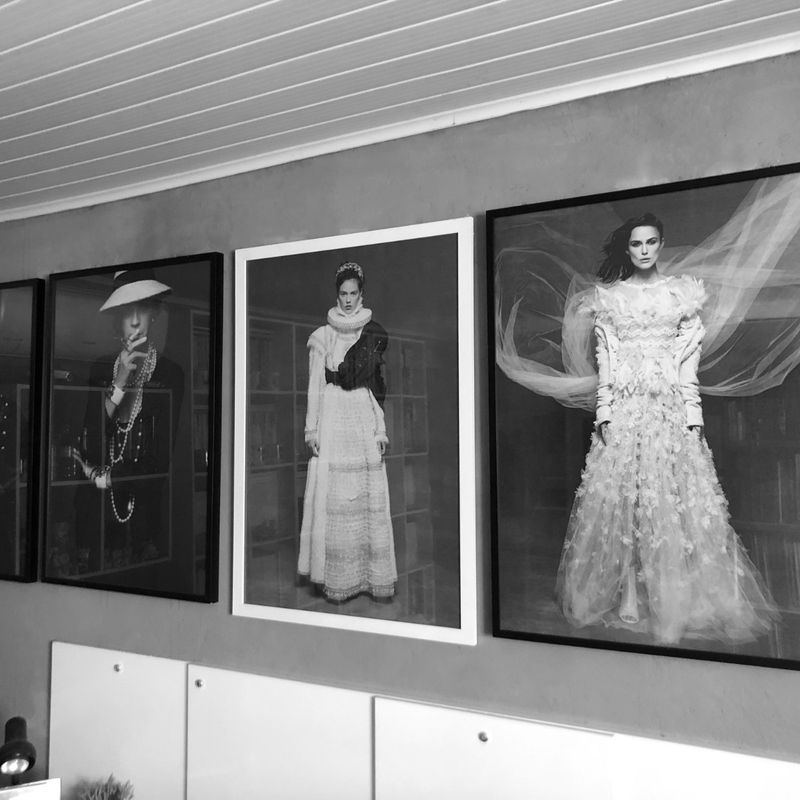 Carine Roitfeld Karl Lagerfeld Little Black Jacket Pôster The