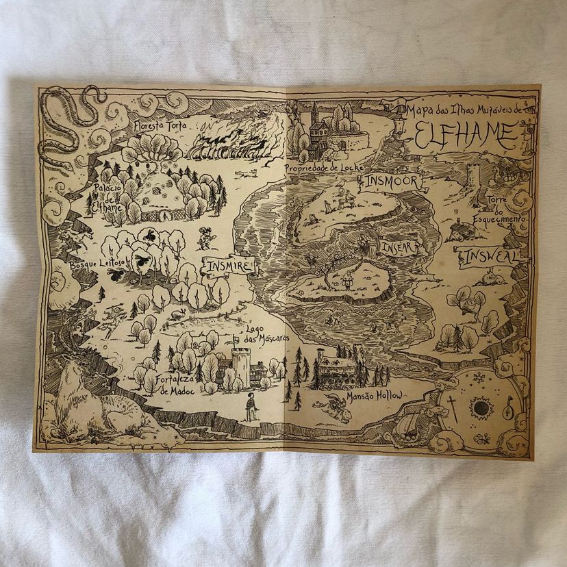 Pôster - Mapa de Elfhame, O Príncipe Cruel, Holly Black | Livro Galera ...