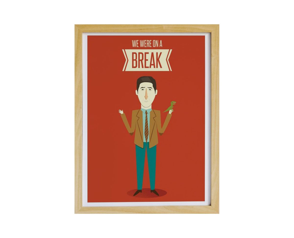 poster meart.me ross - friends - decoração meart.me
