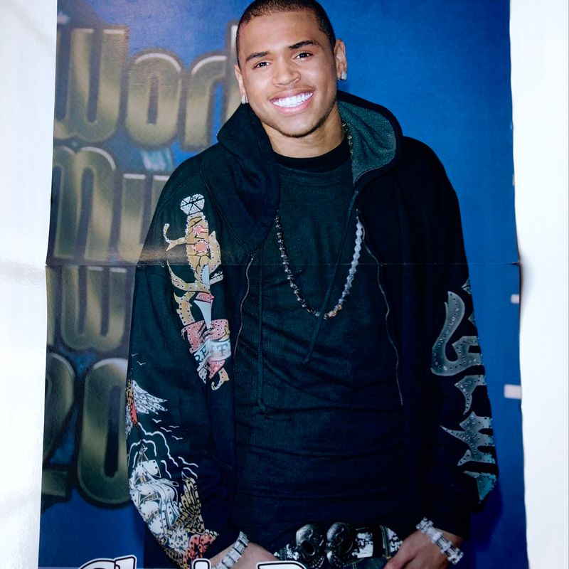 Poster Nx Zero X Chris Brown | Todateen Nunca Usado 106094837 | enjoei