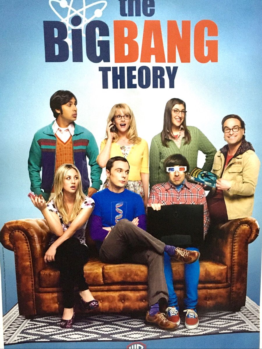 Pôster Oficial Warner The Big Bang Theory | Livro Warner Bros Nunca ...