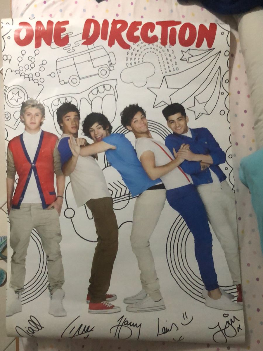 Poster One Direction | Item de Decoração Nunca Usado 33837827 | enjoei