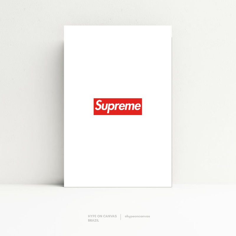 Poster Supreme | Item de Decoração Quadro-Frame-Poster-Placa