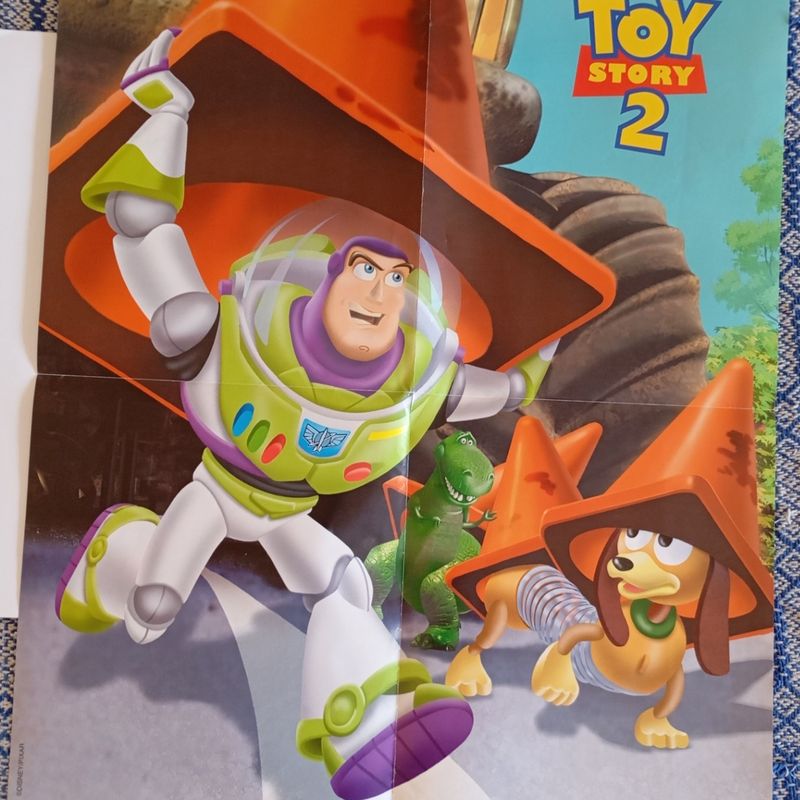 Pôster Toy Story 2 Original | Editora Abril Usado 102197608 | enjoei