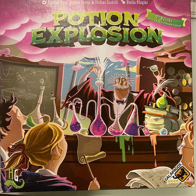 Potion Explosion (2ª Edição) - Jogo de Tabuleiro - Galápagos Jogos (em  português)