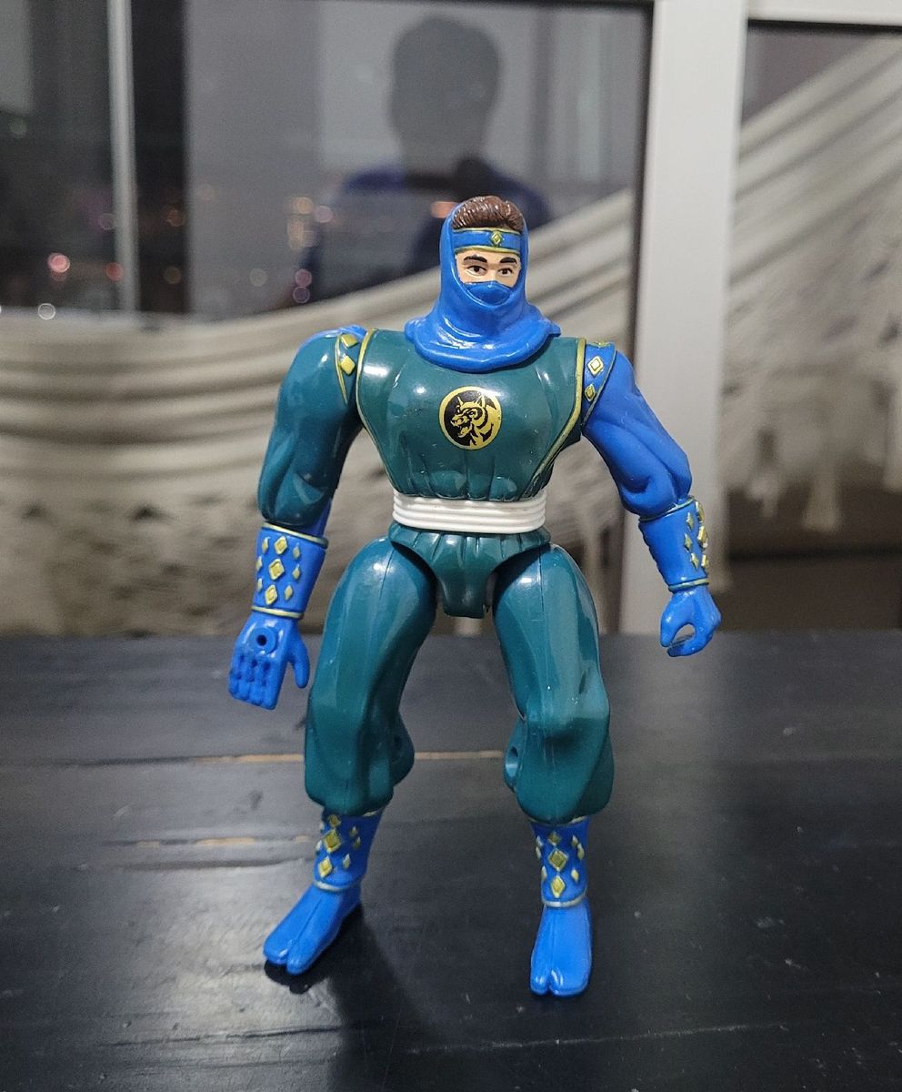 Power Ranger Azul Ninja Lobo | Filme e Série Power Rangers Usado ...